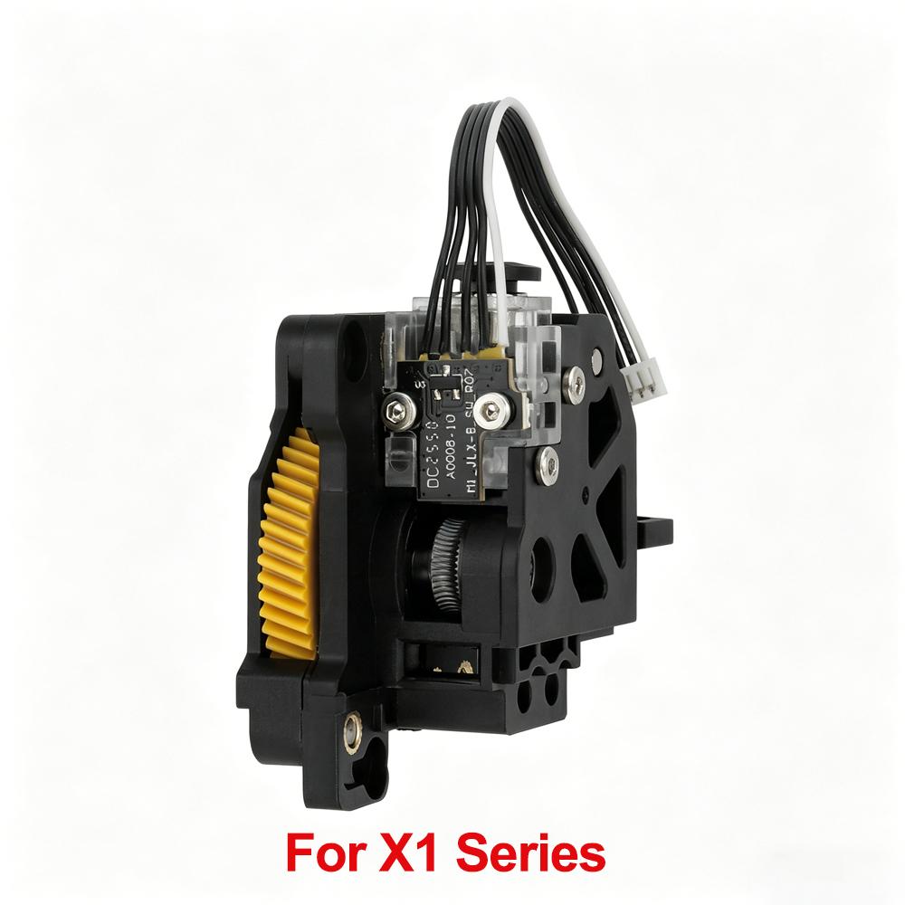 Hardened Steel Extruder Kit for 3D Printers - EARTH'S SURFACE, Dual Gear, High Torque, Built-in Sensor, for X1/P1 Series
