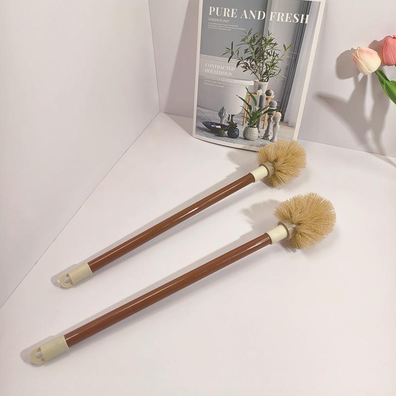 Household no dead angle toilet brush,long handle wall mounted universal hard bristle cleaning brush,extended version toiletbrush