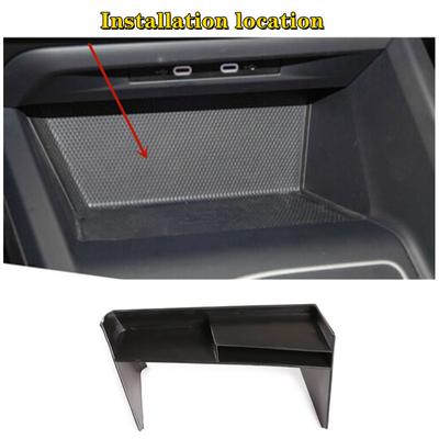 Car Central Control Storage Box Interior Decoration Modification Fit For Volkswagen VW Golf 8 MK8 Auto