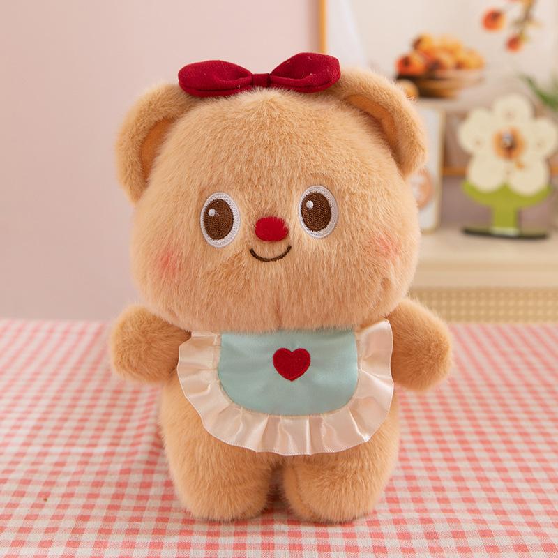 Shiqi Bear Plush Doll Cute Grab Machine Doll Birthday Gift Rag Doll Girl Souvenir