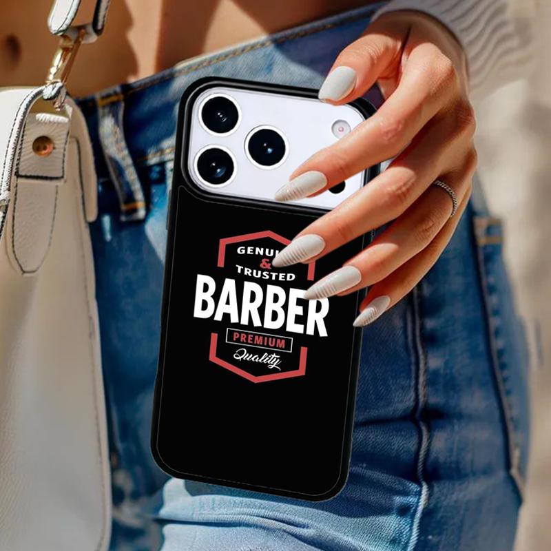 Love Barber Life Phone Case For iPhone 17 Air 14 15 13 12 Max Cover For Apple 16e 11 Pro Max Plus Coque