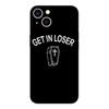 Black Tpu Case For Xiaomi Mi 10 10T NOTE 10 9 A3 Lite 9T PRO Cover Get In Loser