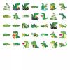 35pcs Fun Music Stickers Whimsical Fun Animal Stickers Stationery Stickers For Laptop Motorcycle Luggage Phone DIY Phone Guitar