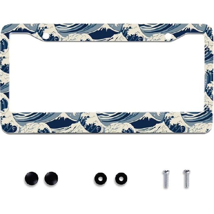 Personalise In God We Trust Christian License Plate Frames Car Universal Accessories Stainless Steel License Plate Cars Decor Screw Caps Fits