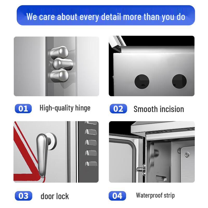 Outdoor Stainless Steel Waterproof Electrical Enclosure