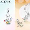 Musical Tree Snowflakes Charms Copper Original Beads Fit Originalcharms Bracelet Beads Jewelry Gifts For Women