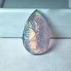 Lab-Created Opal Loose Gemstone Pear Cut 9.65 ct Multi-Color Boulder October Birthday Birthstone