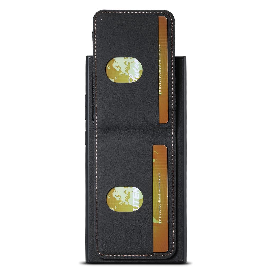 SUTENI H03 For Samsung Galaxy S24 Ultra Case Litchi Texture Kickstand Phone Shell