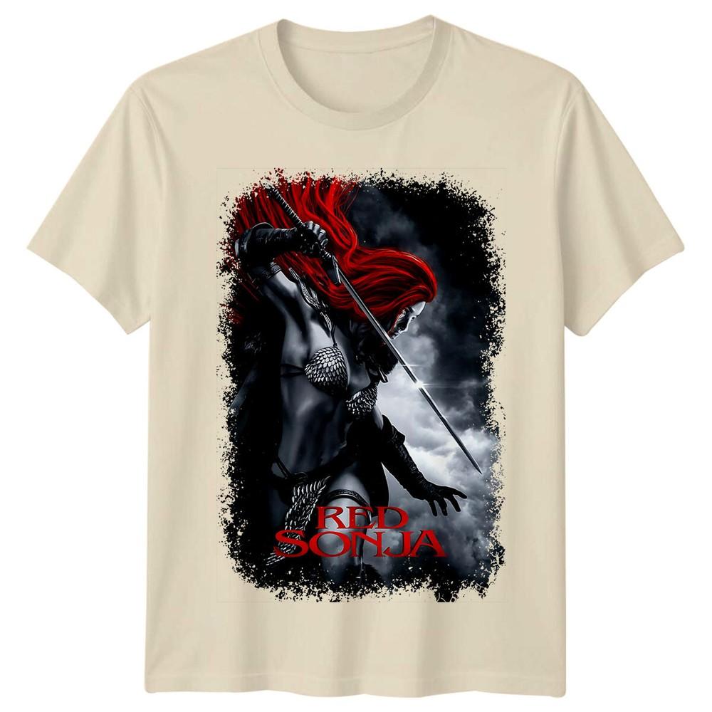 Red Sonja 1985 Movie Poster Inspired TShirt Retro 80s Tee Unisex