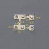 50PCS AAA Battery Spring Contacts OEM Metal Nickel Plated 9*22mm 9*10mm Type-S22 for Electronic Components Market