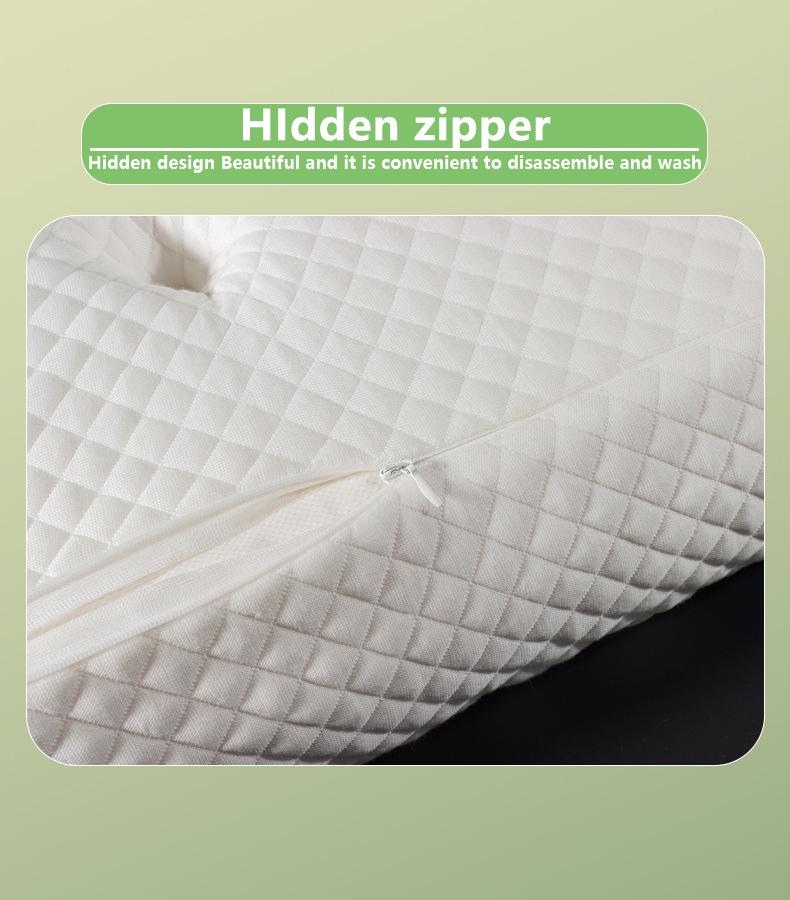Cross-Border Slow-Rebound Memory Foam Ox Horn Neck Support Pillow