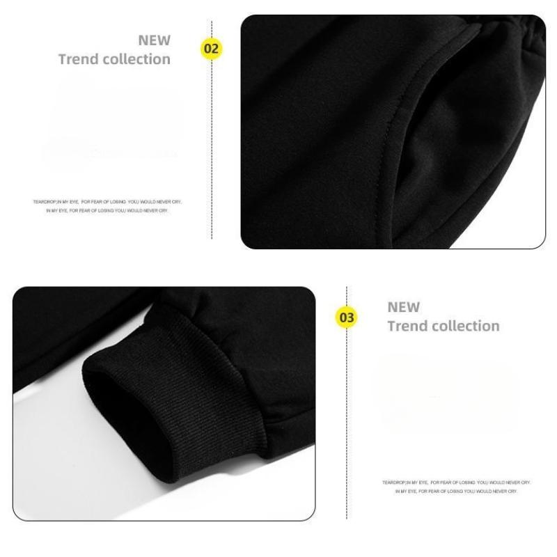Women Casual Fleece Lined Thick Sweatpants High Street Elegant Loose Straight Trousers Korean Fashion Designer Soild Sports Pants
