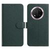 For Honor Magic7 Lite 5G/X9c 5G/X60 Pro 5G Case Wallet Stand Litchi Texture Genuine Cow Leather Flip Phone Cover