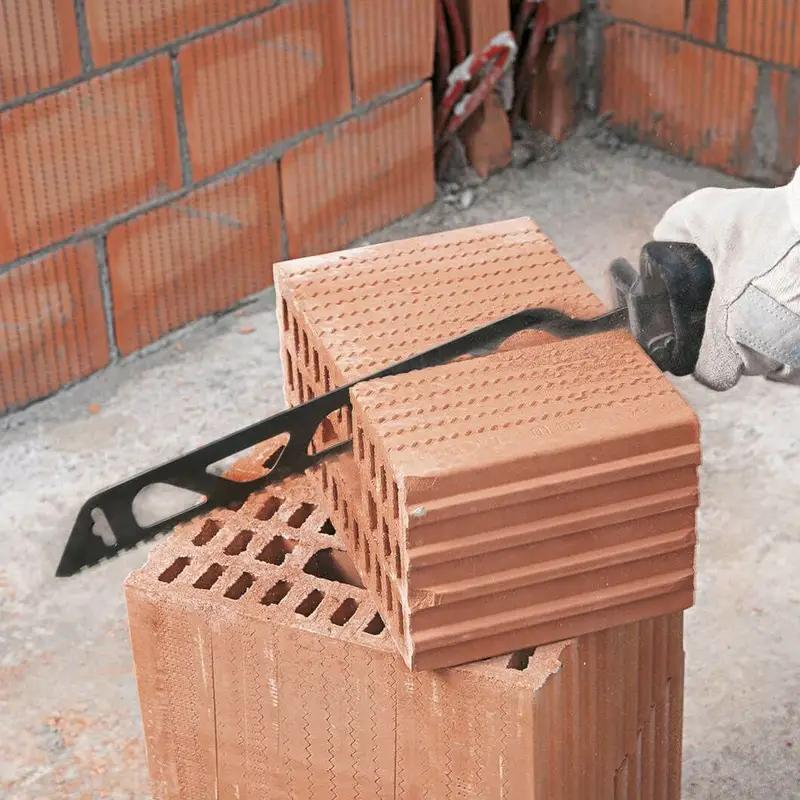 Reciprocating Saw Blade Demolition Masonry Saber Carbide Alloy Hard Cut Brick Wood Block PVC Tube Porous Concrete Teeth Tipped
