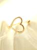 Minimalpiercing 14K Heart Point Ear Cuff Clip-On