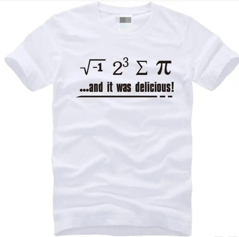 Women's round Collar Short Sleeve T-shirt INS Fashion Mathematical Formula Print Casual Summer Top Polyester Fabric