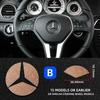 Car Steering Wheel Emblem Crystal Diamond Sticker For Mercedes Benz A B C E Class GLA CLA GLC GLK GLE Series Accessories xxx1