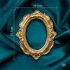 Golden Retro Photo Frame Nail Art Jewelry Decoration Home Decoration Photography Background Shooting Photo Props