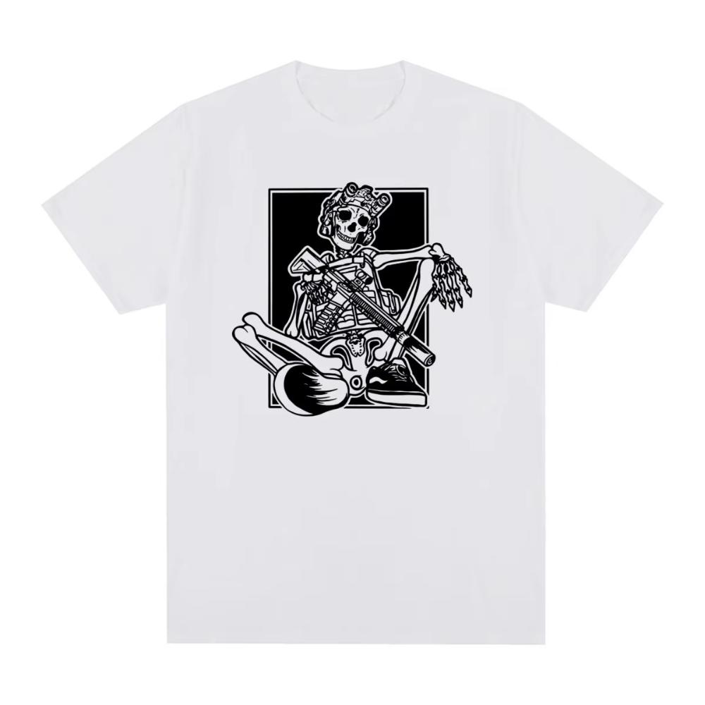 Forward Observations Group Vintage T-shirt Skull Warrior Classic Teenager Graphic Cotton Men T Shirt New Tee Tshirt Womens Tops