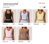 Women's Racerback Quick-Dry Yoga Vest - Bare Feel Shaping for Running & Fitness
