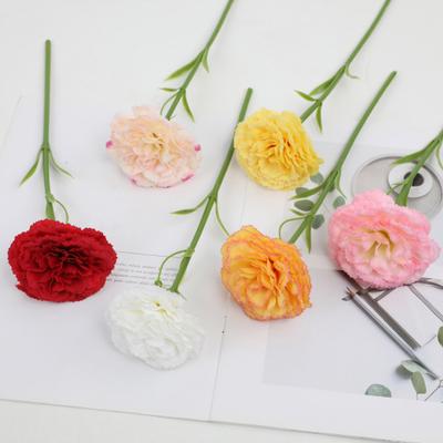 5 Pezzi Fiori Artificiali Garofani in Finta Seta con Gambo 29 cm Fiori Finti di Garofano per Matrimonio Casa Centrotavola Decorazione Floreale