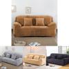 Comfortable Stretch Sofa Slipcover Soft Thick Velvet Protector For 1-4 Seat Furniture