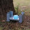 Portable Folding Camping Stove, Solid Alcohol Fuel Stove, Outdoor Travel Cooking Stove