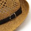 Hat Men's Summer Sunshade Jazz Hat Korean Style Hand-knitted Casual Couple Hollow Belt British Straw Hat