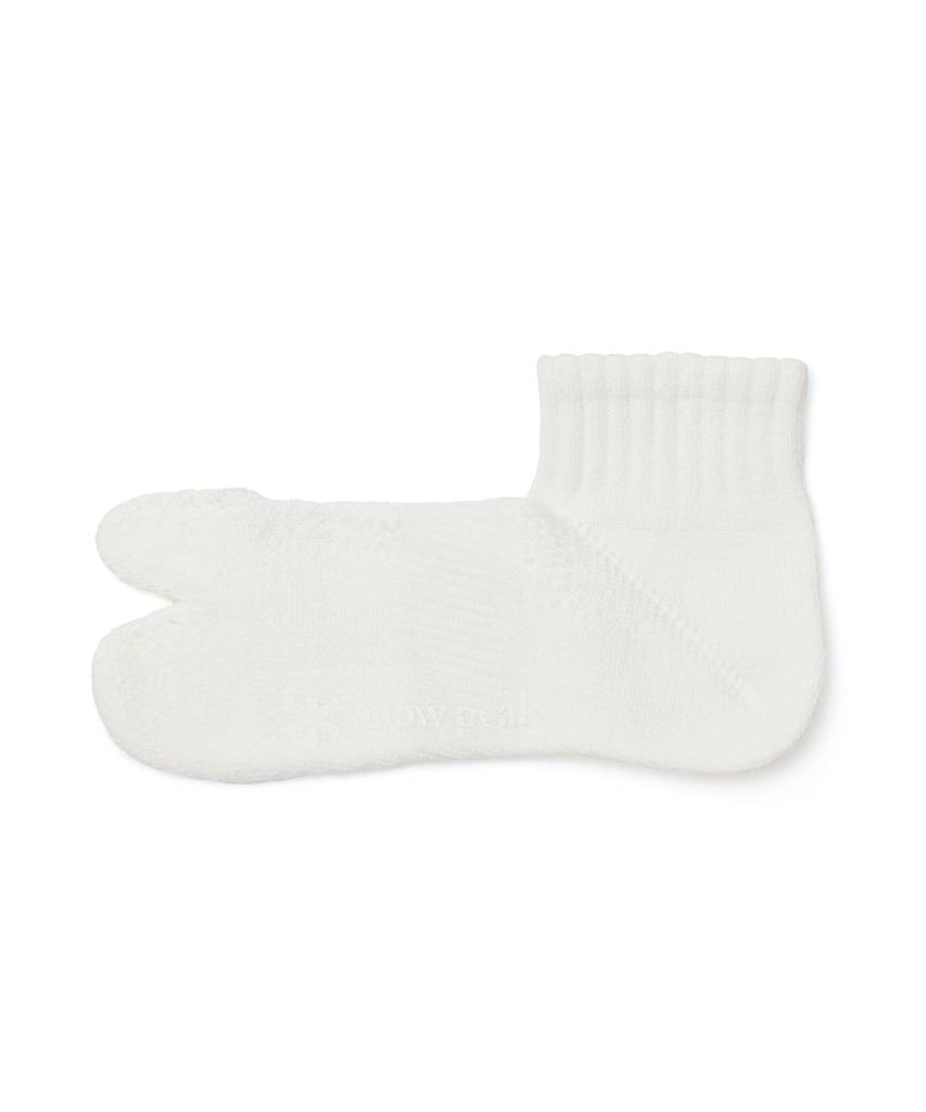 Snow Peak Everyday Use Tabi Sox Socks for Men and Off Size M SO-26SU003 Women, White,