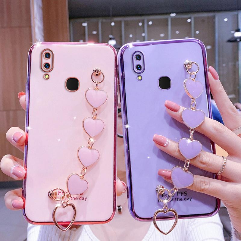 Glitter Vivo Y11 Back Pouch Butterfly Vivo Y11 Ladies Cover For