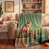 fishing Custom Flannel Blankets Soft Warm Cozy Throws for Home Decor Holiday Gifts