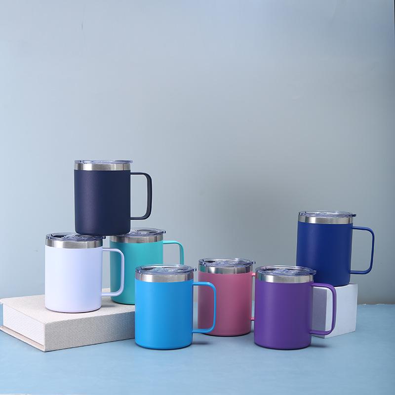 304 Stainless Steel Insulated Double Wall Mug with Handle