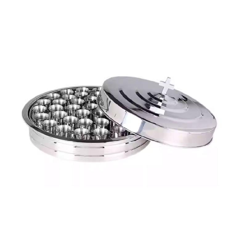 Antirust 304 Stainless Steel Communion Cup Food Grade Ingredient Ideal For Services Weddings And Family ReunionsAntirust