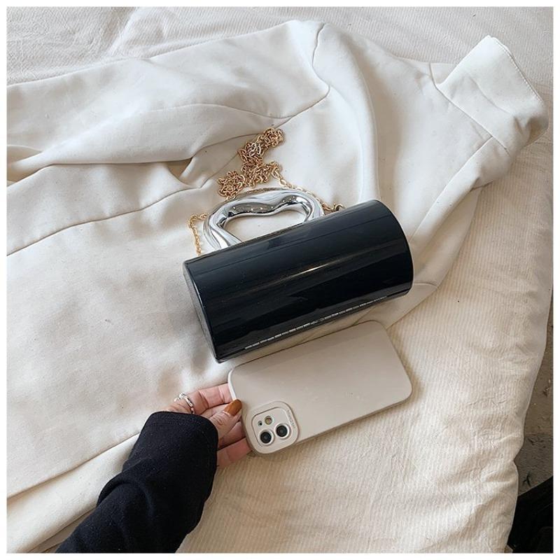 Acrylic fashion handbag bag women's new versatile solid color box bag fresh and elegant messenger bag