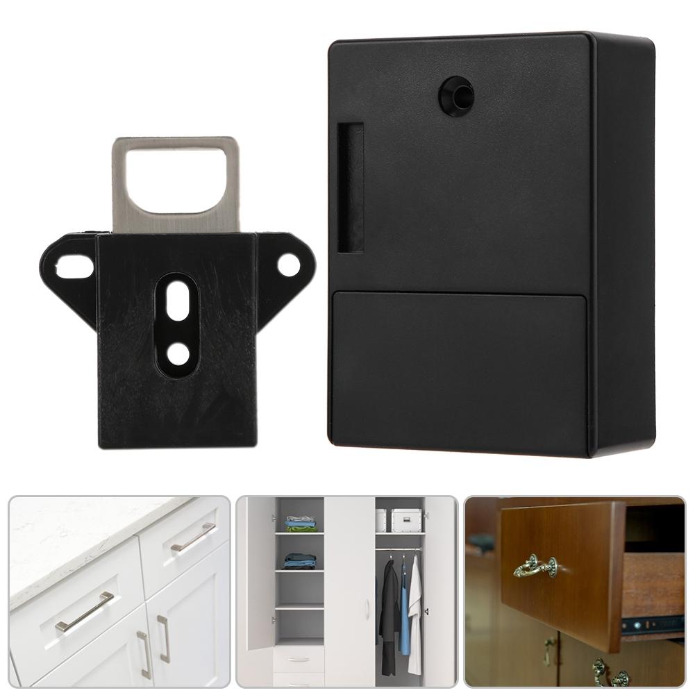 Battery RFID Cabinet Drawer DIY Digital Lock without Hole (Battery Not Included)