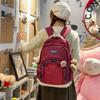Nylon Student Backpack For Teens With Laptop Compartment And Durability Daily Use