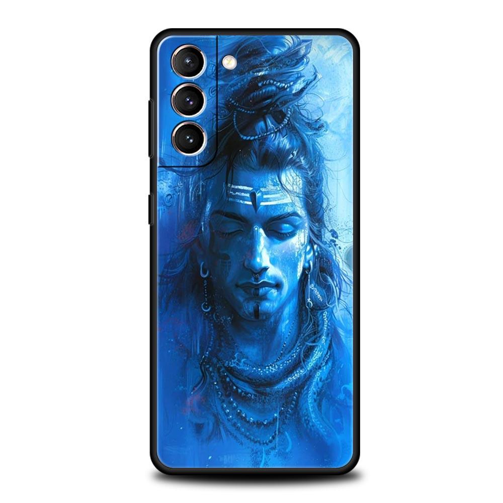 Lord Shiva Hindu God Buddha India Phone Case For Samsung Galaxy S25 S24 S23 S22 S20 Ultra S21 FE 5G S10 Plus S10E Soft TPU Cover