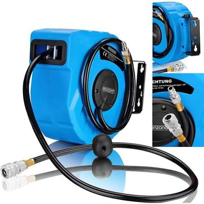 Automatic Compressed Air Hose Reel 10m 12 Bars 1-4' Fitting Compressed Air Dispenser 180° Winding Unwinding[163]