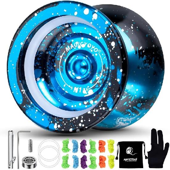 MAGICYOYO Dual Purpose Yoyo N11 - Responsive Yoyo for Kids 8-12 or Above & Unresponsive Yoyo for Advanced with Yoyo Glove + Bag + Unresponsive