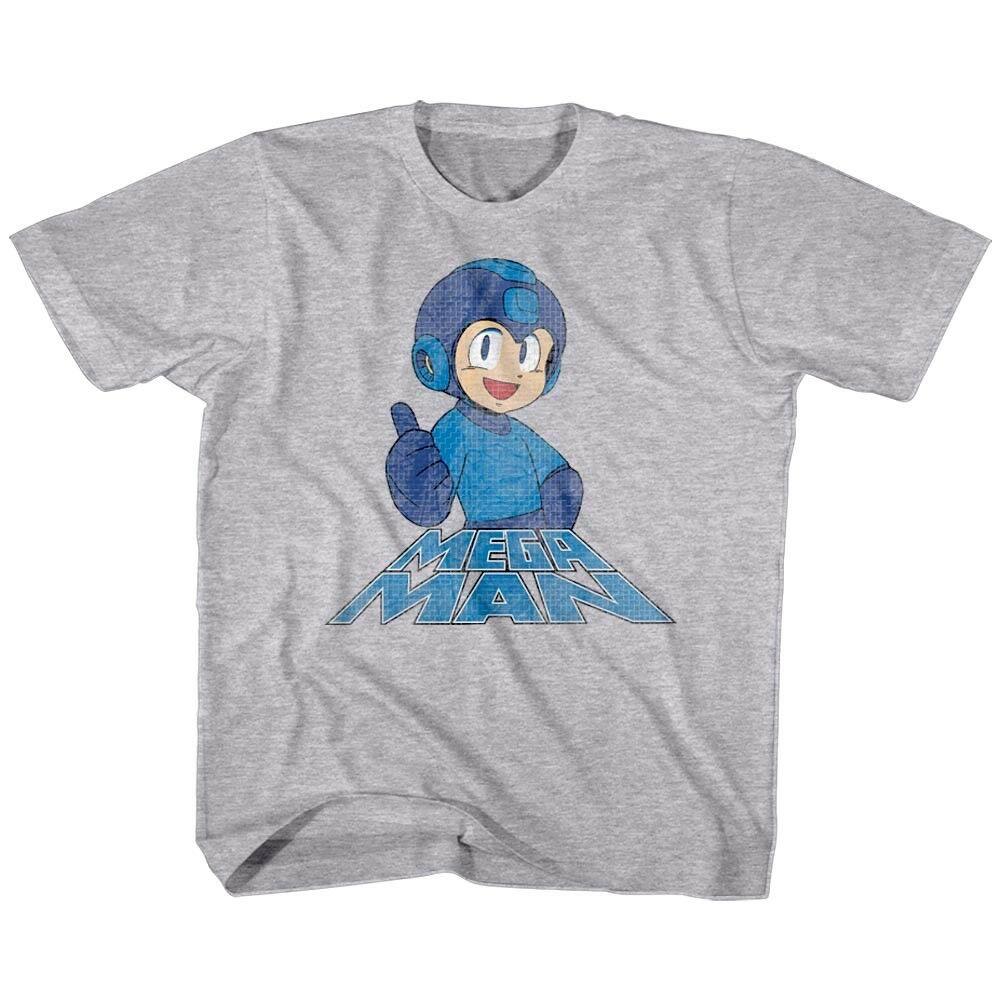1987 Mega Man Rockman Retro Japanisches Spiel Arcade Herren Schweres Kurzarm-T-Shirt