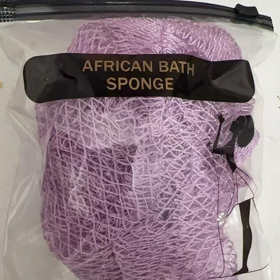 African Nylon Exfoliating Towel: High Elasticity Sauna Towel for Gentle Skin Exfoliation, Dirt Removal & Instant Bath Sponge Conversion.
