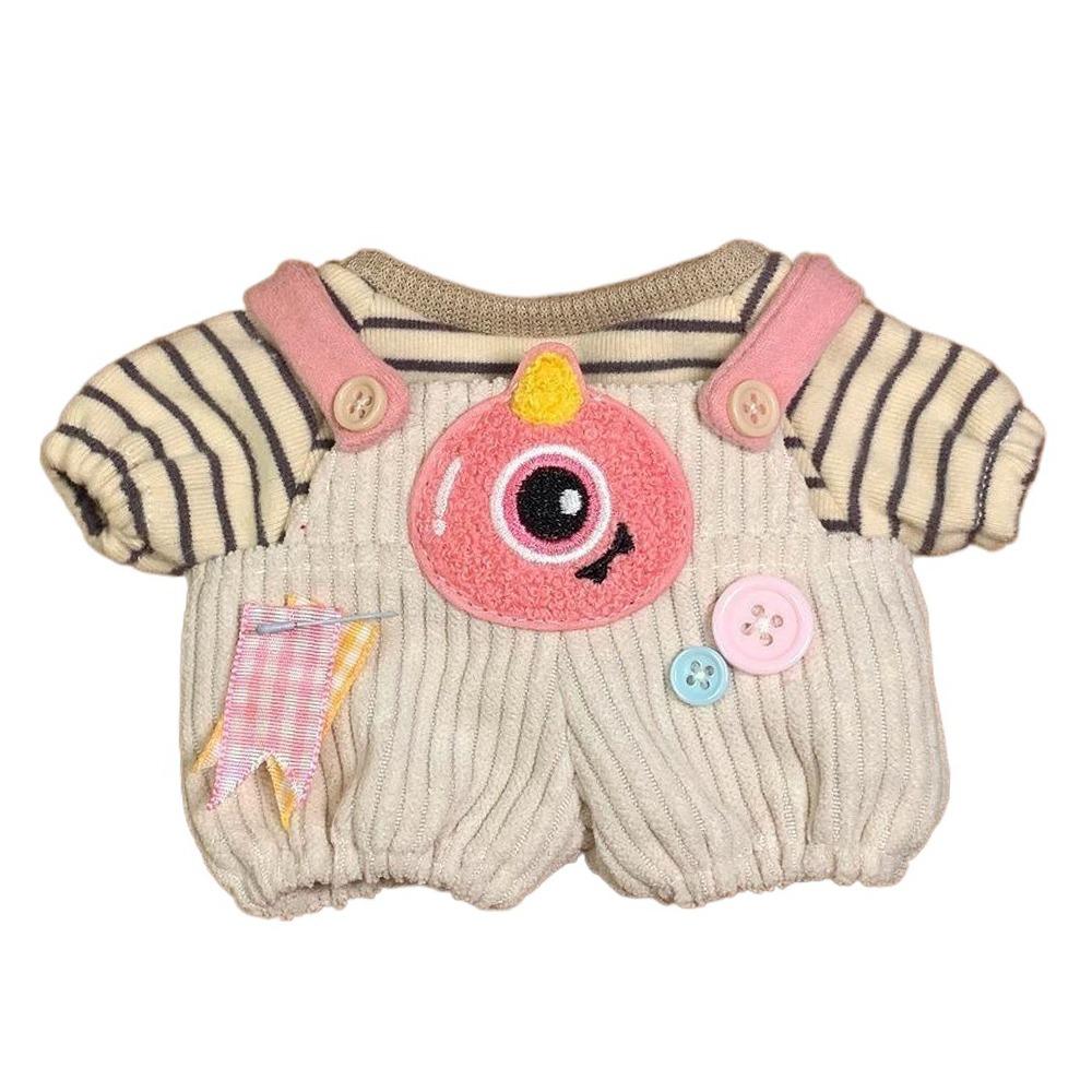 1 Set Striped Shirt 20cm Cotton Doll Clothes Rompers No Attribute Doll Clothes  20cm Cotton Doll