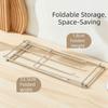Stainless Steel Kitchen Cloth Drying Rack Foldable Design Rag Drain Holder  Bathroom Sink