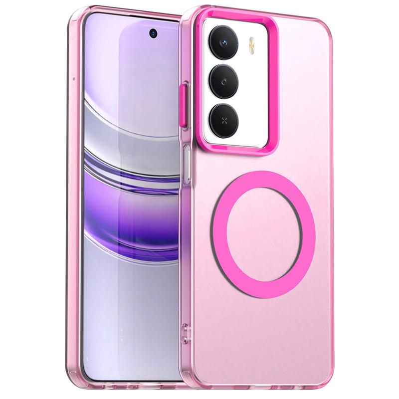Transparent Case For Realme 14x Case For Realme 14x Magnetic Adsorption Wireless Charge Back Cover For Realme 14x Case 6.67 inch