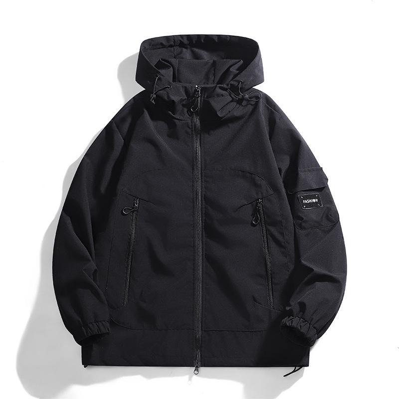 2025 Trendy Windproof & Waterproof Hooded Mountaineering Jacket - Unisex Spring/Autumn Outdoor Hiking & Fishing Outerwear