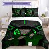 Ben 10 Pattern Printed 3PCS Bedding Set, Soft Skin-Friendly Washable Duvet Cover & Pillowcases Set