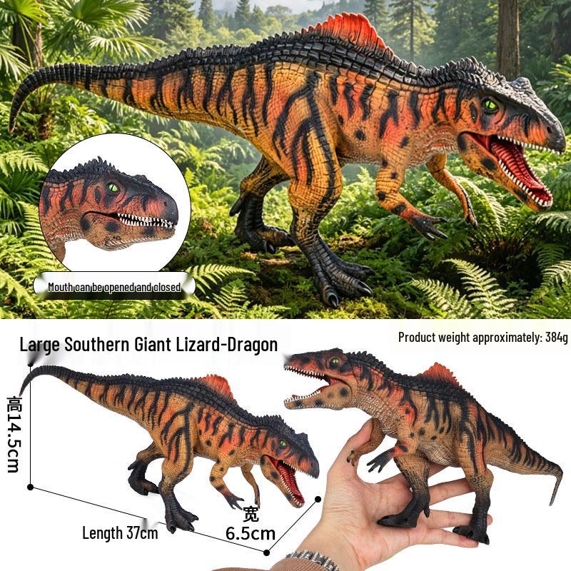 Dinosaur Model Set: T. Rex, Spinosaurus, Mosasaurus, Stegosaurus, Triceratops Cognitive Toys