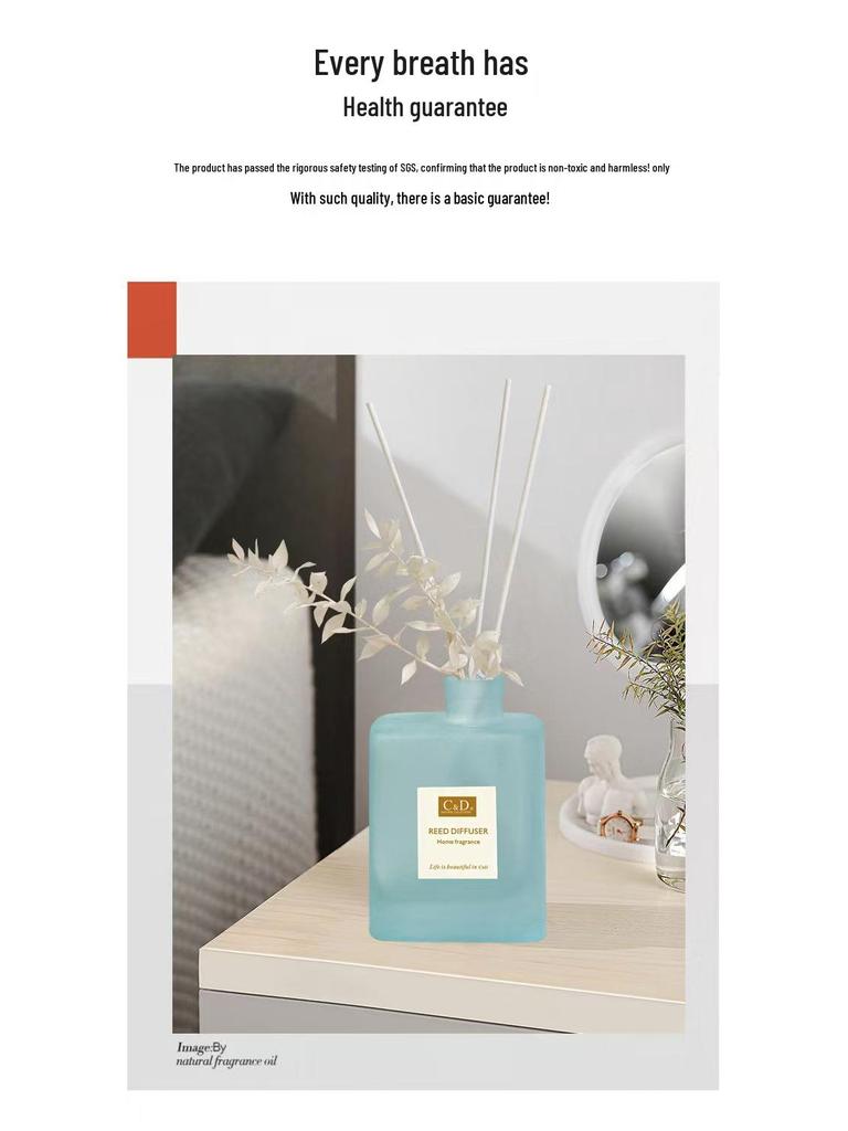 Flameless Aromatherapy Essential Oil Diffuser: Long-lasting Fragrance for Home, Hotel, Bedroom & Bathroom Odor Elimination.