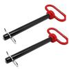 58 by 6 Inch Trailer Towing Hitch Pin with Handle and Locking Clip for Use with For RV Riding Mowers and Boats