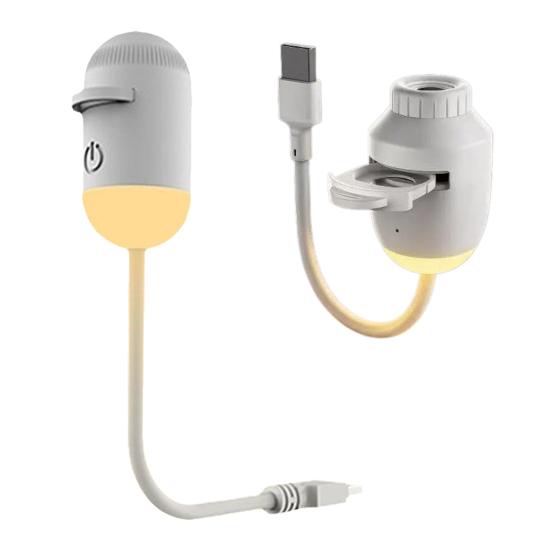 Tragbarer Sternenhimmel Projektor Nachtlicht mit Einstellbarer Helligkeit & 360-Grad-Drehung, USB Wiederaufladbare Stern Projektorlampe, Duale Modi Umgebungs